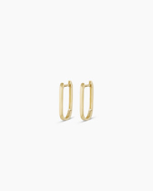 14k Gold Parker Link Huggies