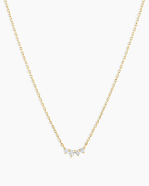Diamond Cluster Necklace