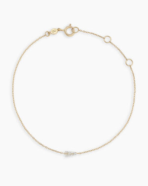 Diamond Pav?? Alphabet Bracelet