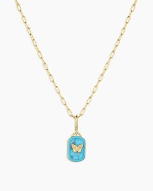 Power Gemstone Parker Charm Necklace Healing