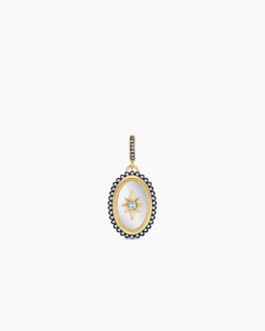 Vintage Burst Coin Parker Charm