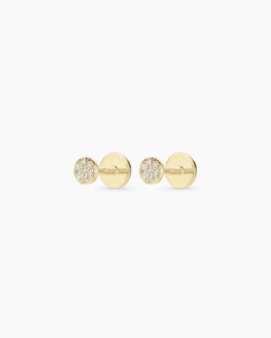 Diamond Pav?? Flat Back Studs