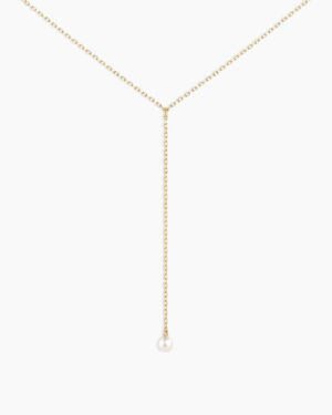 Pearl Lariat Necklace