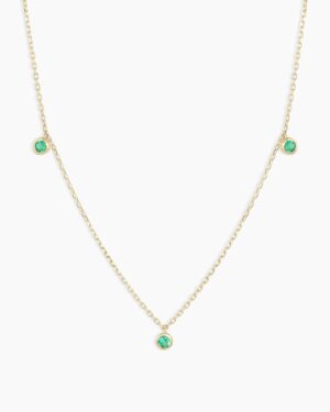 Classic Emerald Trio Necklace