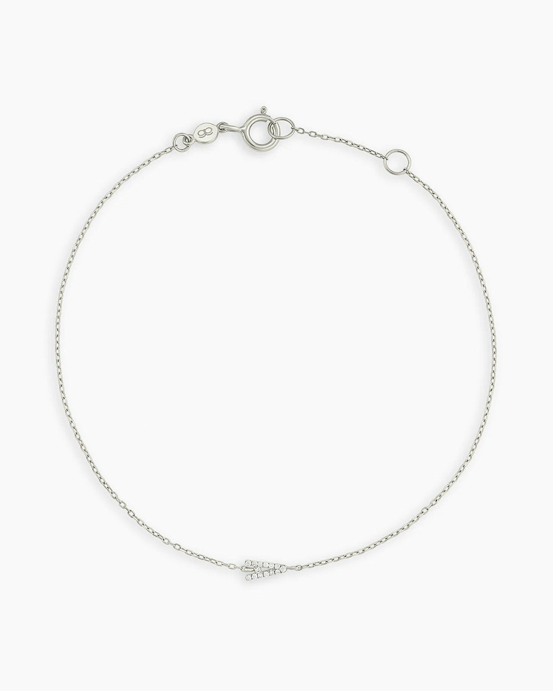 14k Solid White Gold