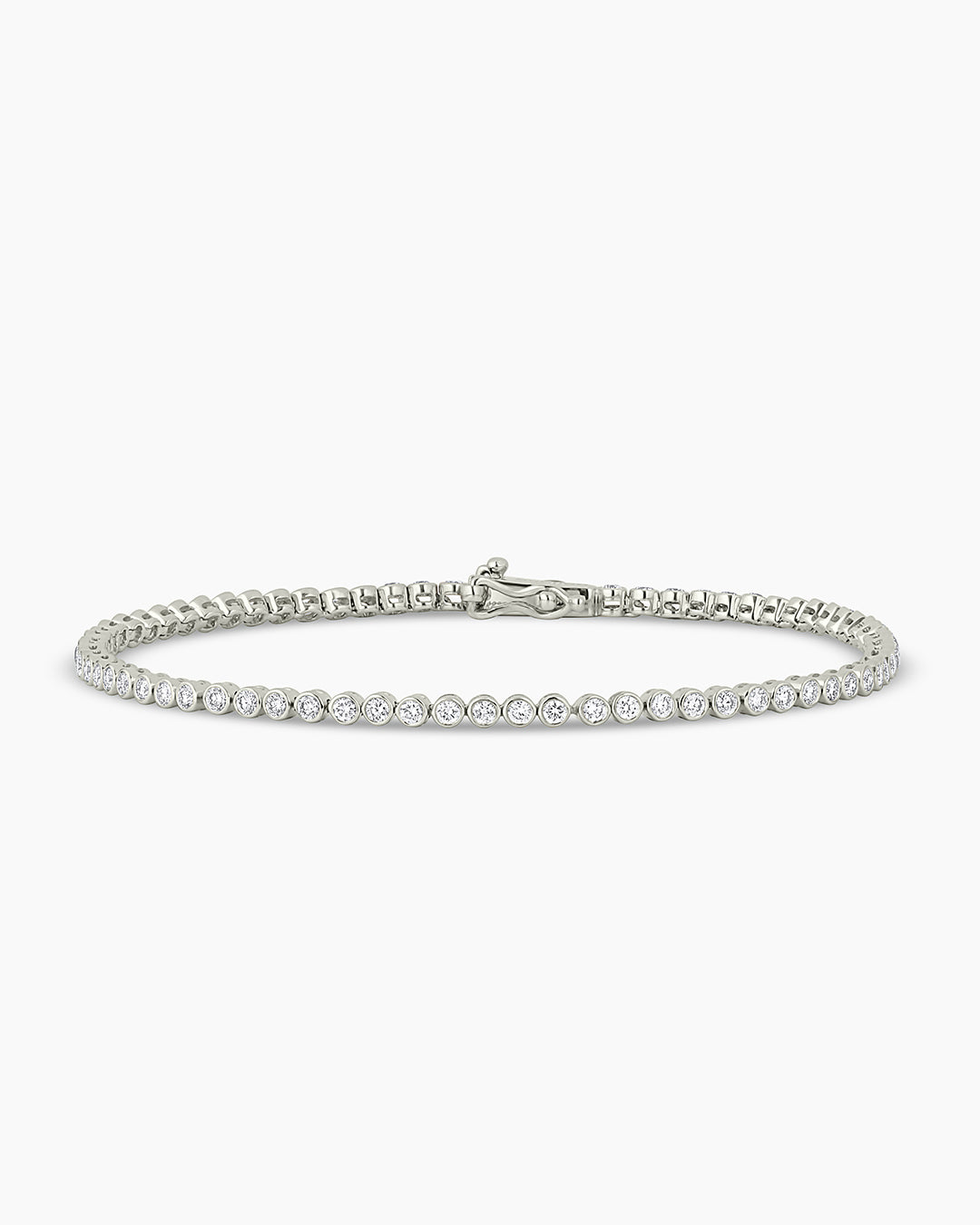 14k Solid White Gold